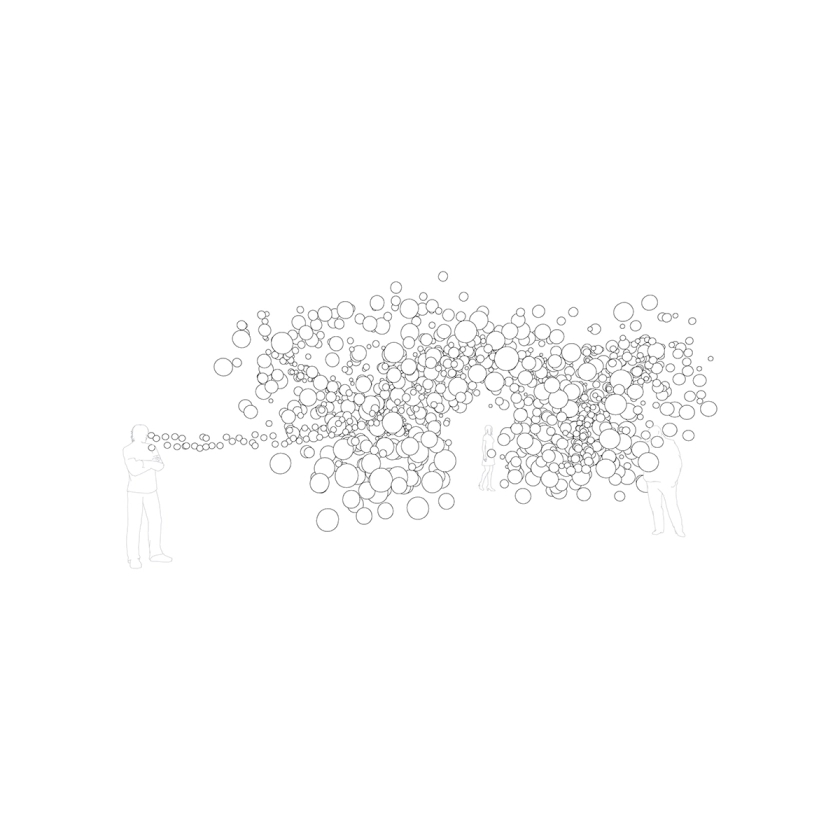 Clear Glass Bubble Chandelier — Chandelier | Maison Monashee — view 16