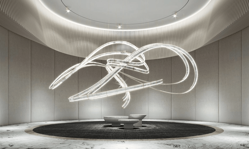 Glass Crystal Chandelier — Chandelier | Maison Monashee — view 4