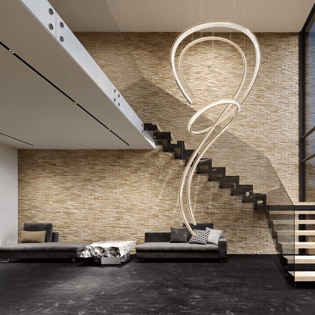Glass Crystal Chandelier — Chandelier | Maison Monashee — view 2