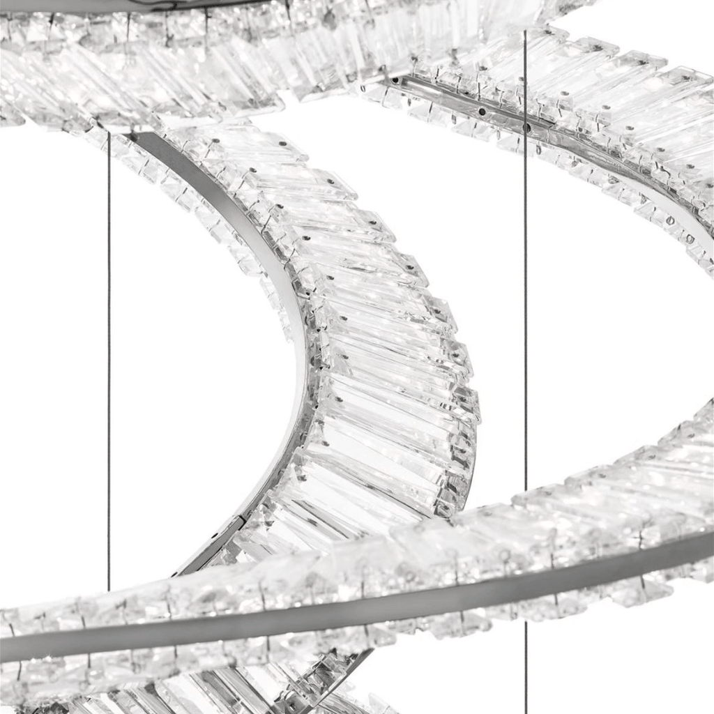 Glass Crystal Chandelier — Chandelier | Maison Monashee — view 5
