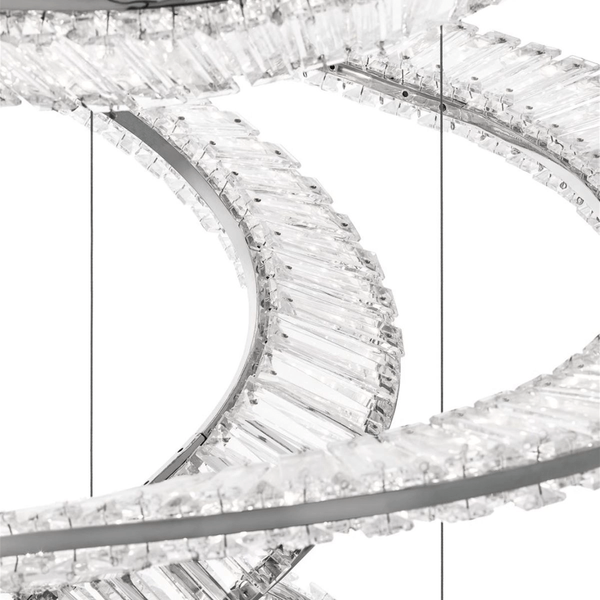 Glass Crystal Chandelier — Chandelier | Maison Monashee — view 5