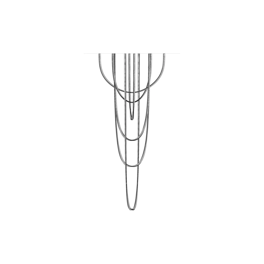 Glass Crystal Chandelier — Chandelier | Maison Monashee — view 8