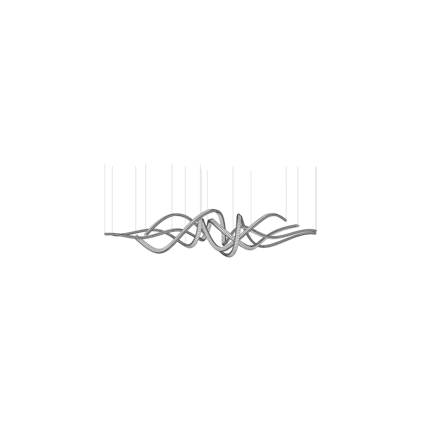 Glass Crystal Chandelier — Chandelier | Maison Monashee — view 12