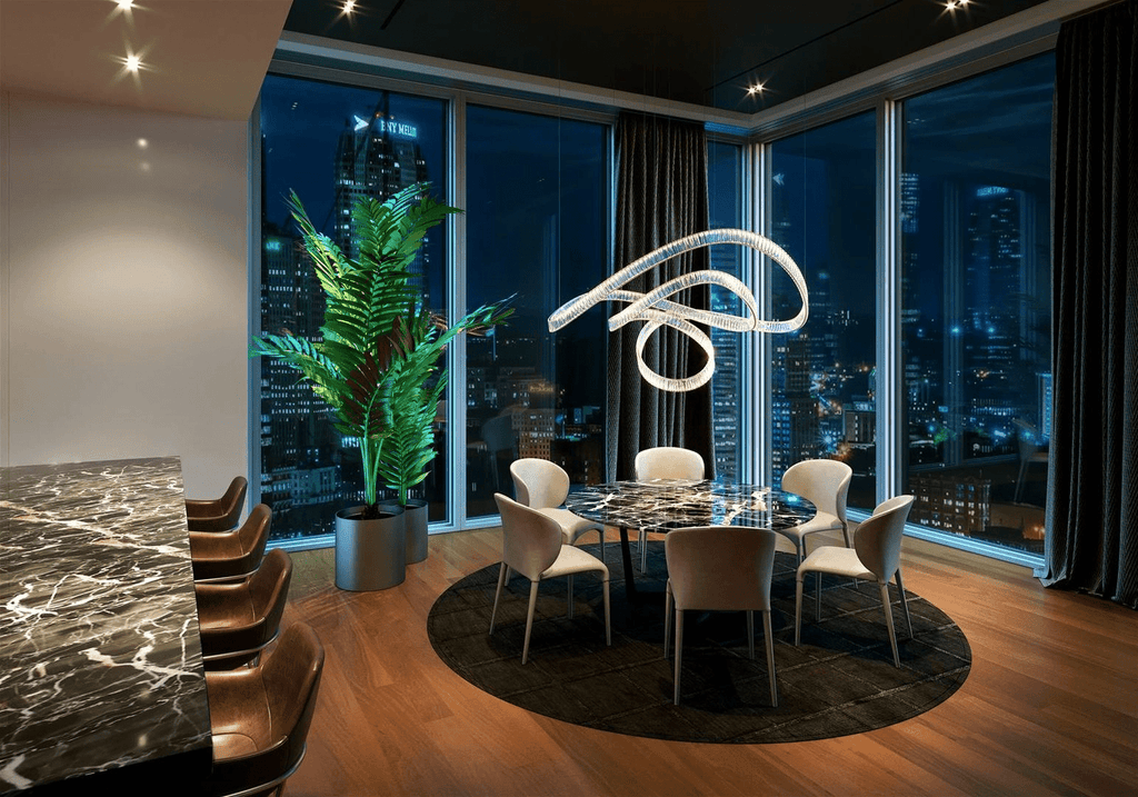 Glass Crystal Chandelier — Chandelier | Maison Monashee — view 16
