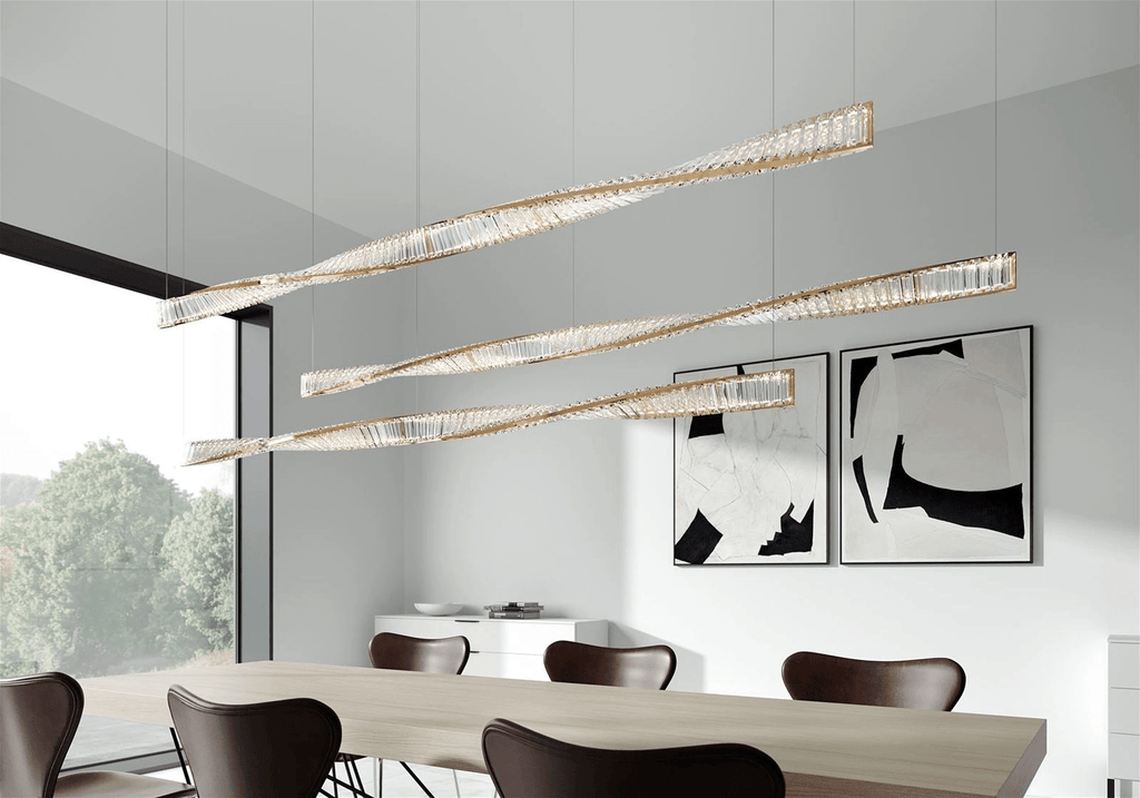 Glass Crystal Chandelier — Chandelier | Maison Monashee — view 18