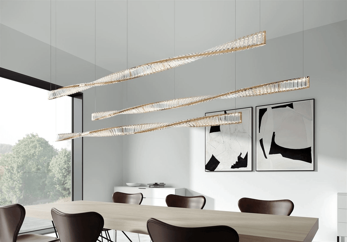 Glass Crystal Chandelier — Chandelier | Maison Monashee — view 18