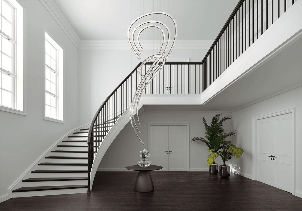 Glass Crystal Chandelier — Chandelier | Maison Monashee — view 22