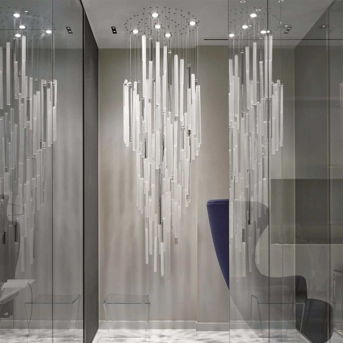 LED Cloud Chandelier — Chandelier | Maison Monashee — view 3