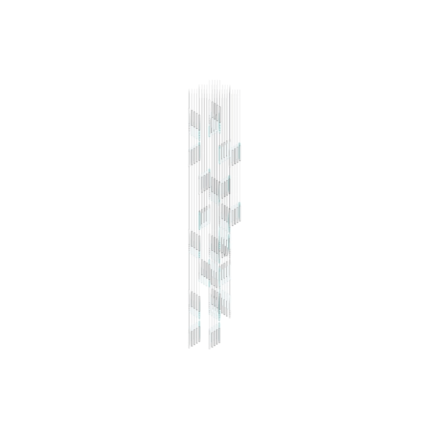LED Cloud Chandelier — Chandelier | Maison Monashee — view 8