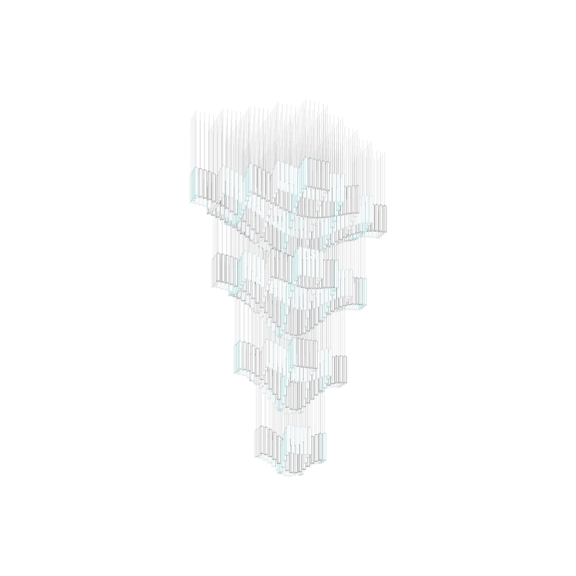 LED Cloud Chandelier — Chandelier | Maison Monashee — view 9