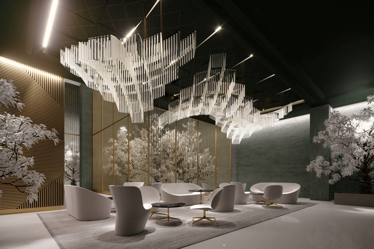 LED Cloud Chandelier — Chandelier | Maison Monashee — view 14