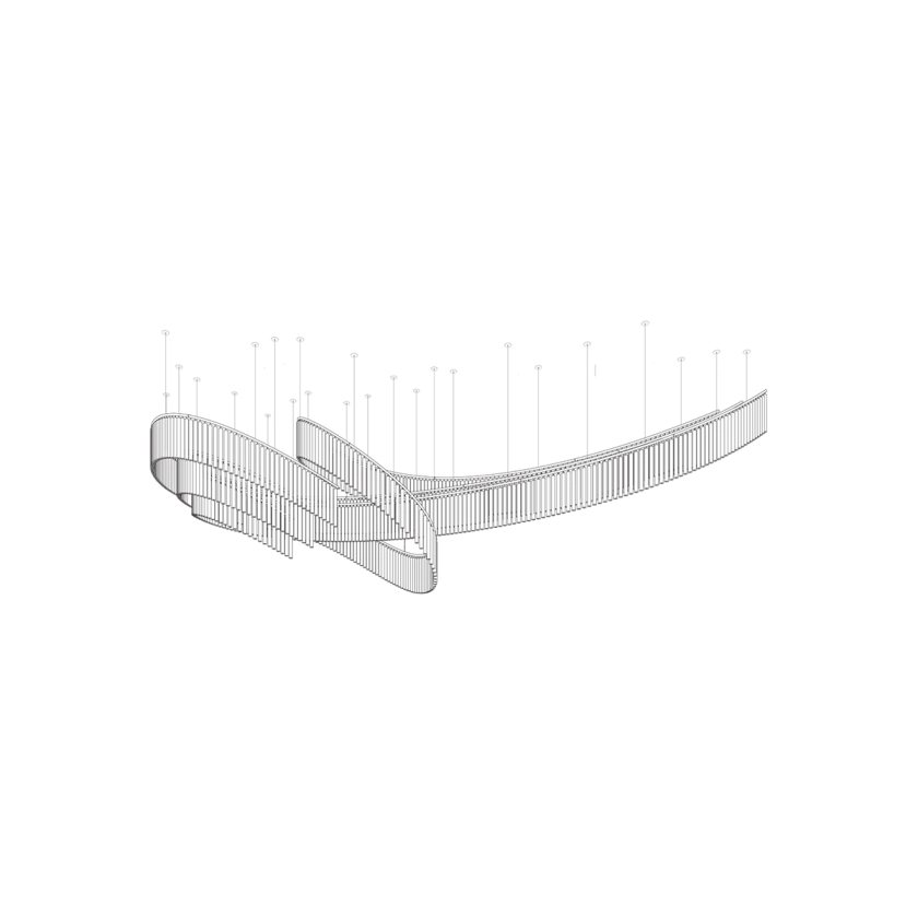 Cascading Crystal Chandelier — Chandelier | Maison Monashee — view 8