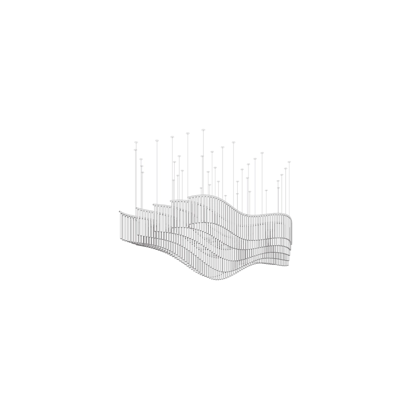 Cascading Crystal Chandelier — Chandelier | Maison Monashee — view 10