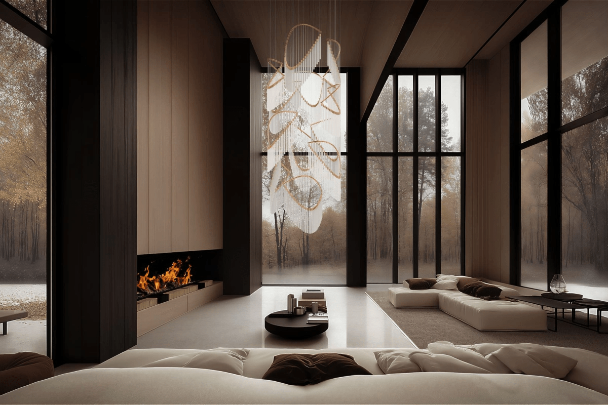 Cascading Crystal Chandelier — Chandelier | Maison Monashee — view 15