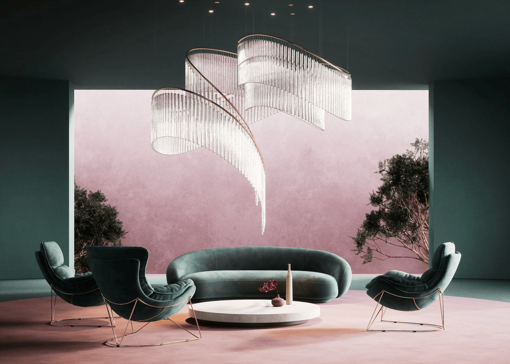 Cascading Crystal Chandelier — Chandelier | Maison Monashee — view 18