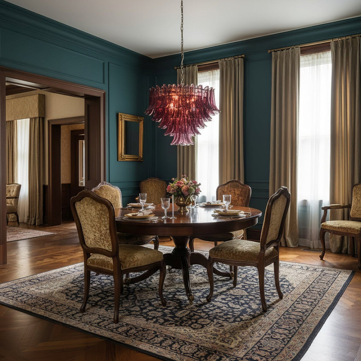 Large Tiered Chandelier — Chandelier | Maison Monashee — view 11