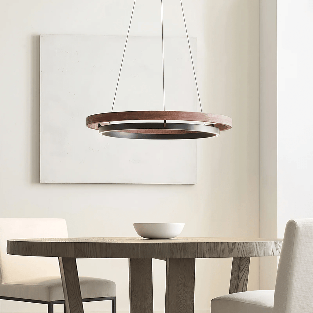 2 Ring Pendant Light — Pendant Light | Maison Monashee — view 4