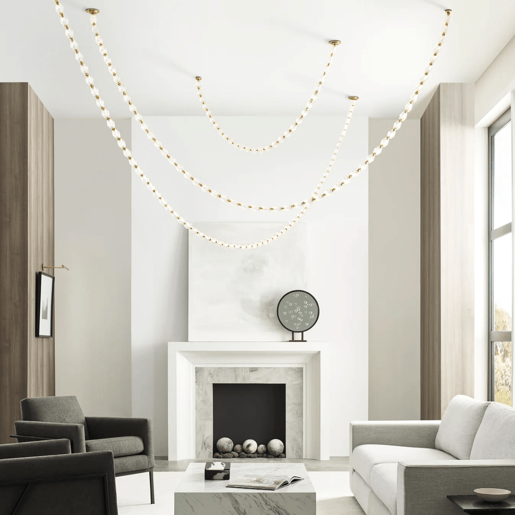 Glass Chain Chandelier — Chandelier | Maison Monashee — view 91