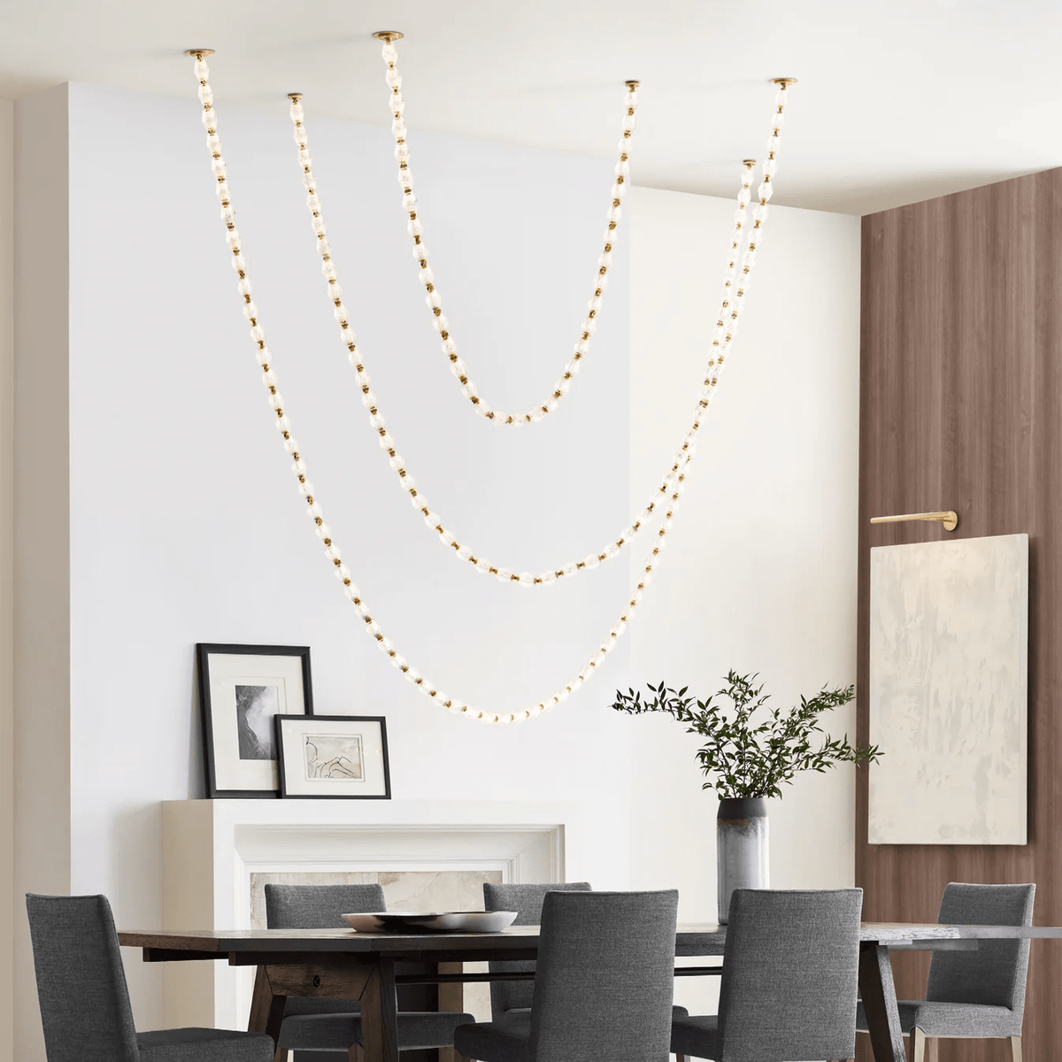 Glass Chain Chandelier — Chandelier | Maison Monashee — view 97