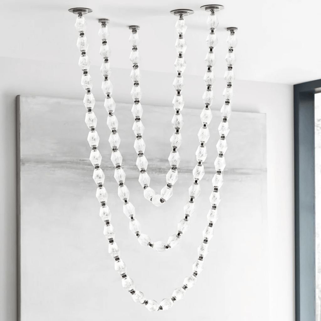 Glass Chain Chandelier — Chandelier | Maison Monashee — view 100