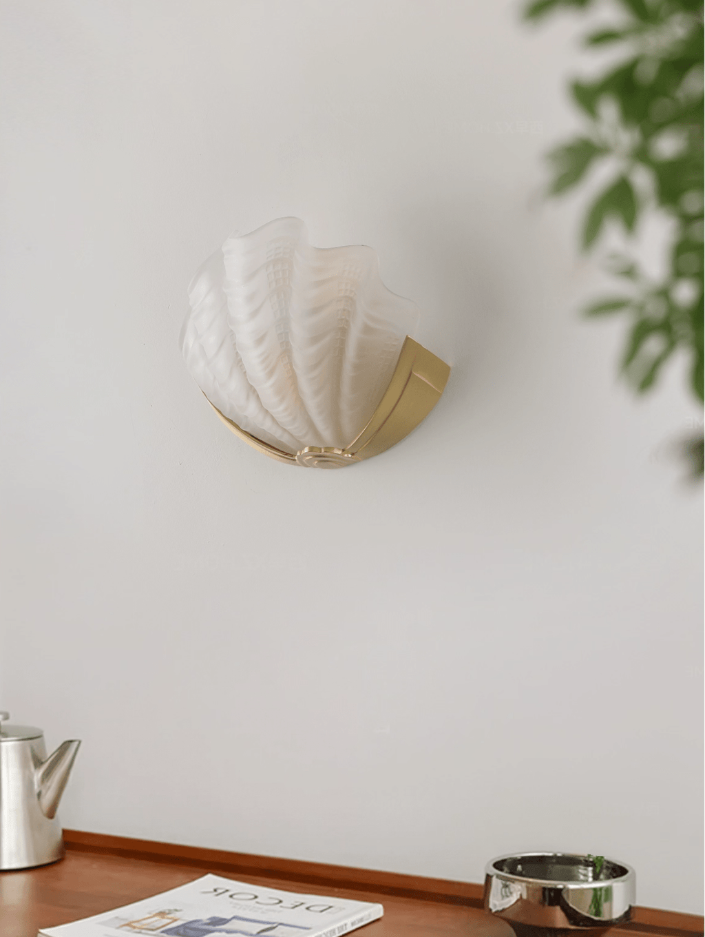 Vintage Shell Wall Sconce — Wall Sconce | Maison Monashee — view 11