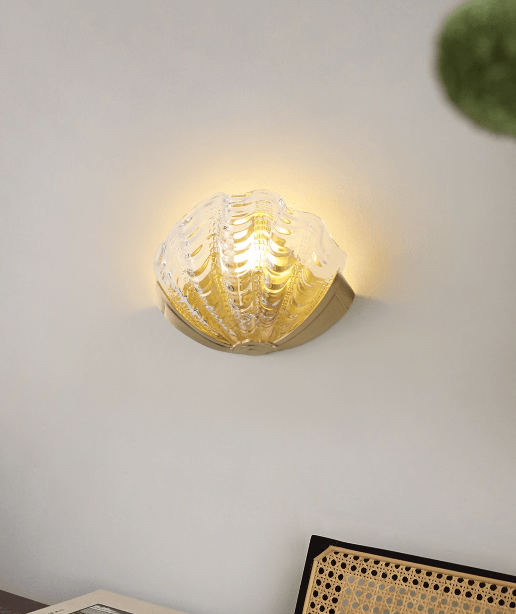 Vintage Shell Wall Sconce — Wall Sconce | Maison Monashee — view 3