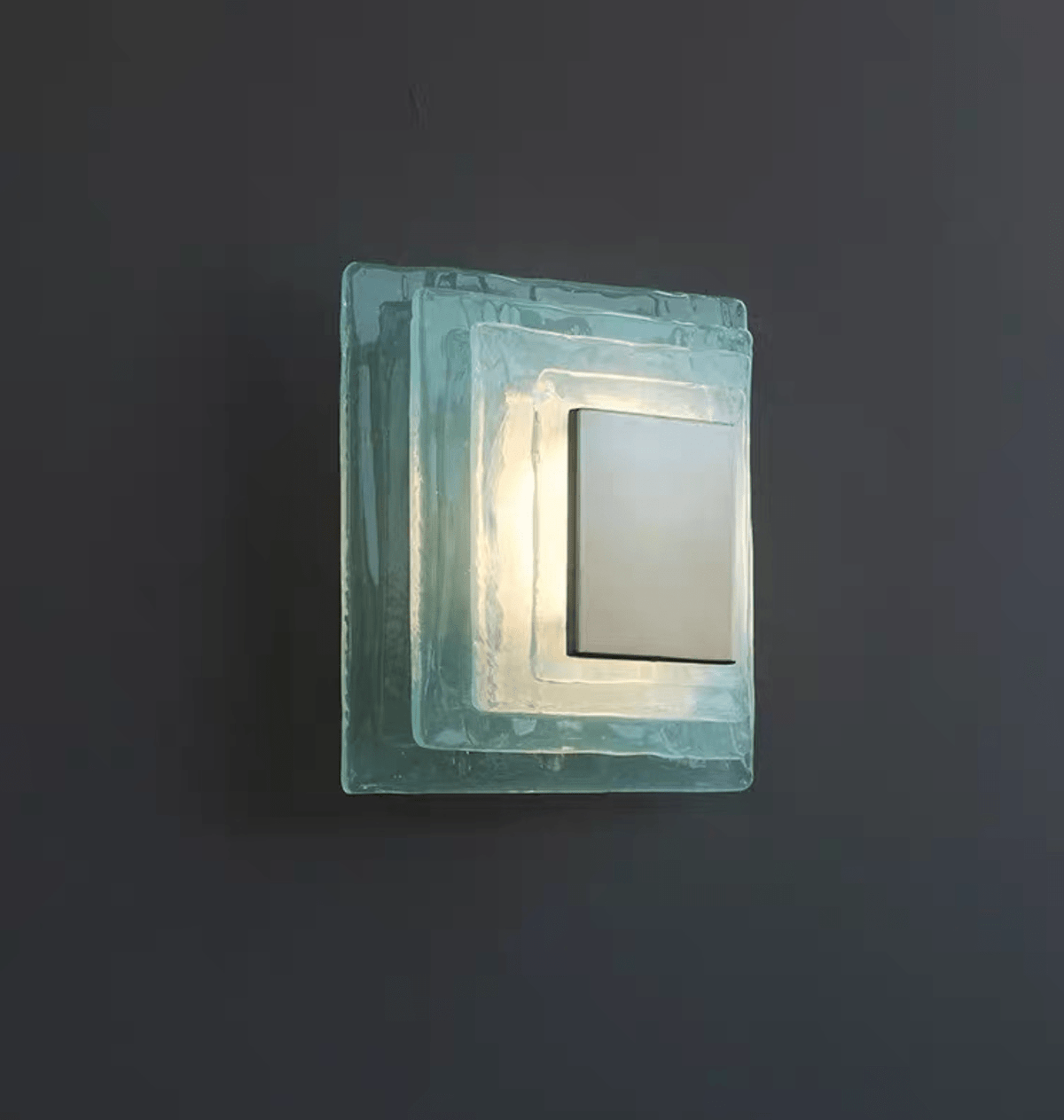 Square Glass Sconce — Wall Sconce | Maison Monashee — view 15