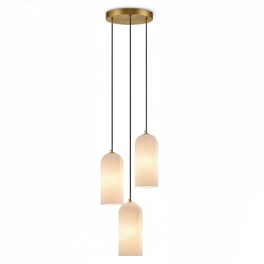 Modern Alabaster Pendant Light — Pendant Light | Maison Monashee — view 28