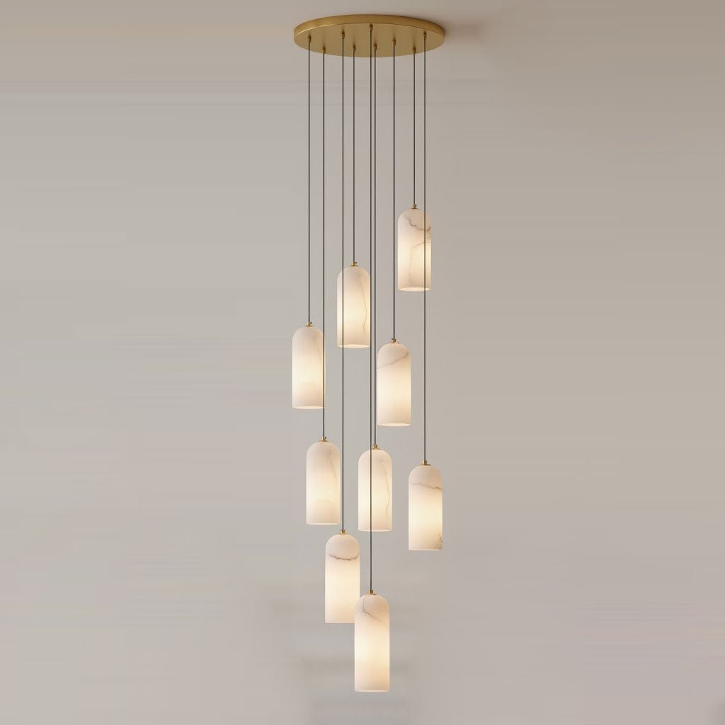 Modern Alabaster Pendant Light — Pendant Light | Maison Monashee — view 27