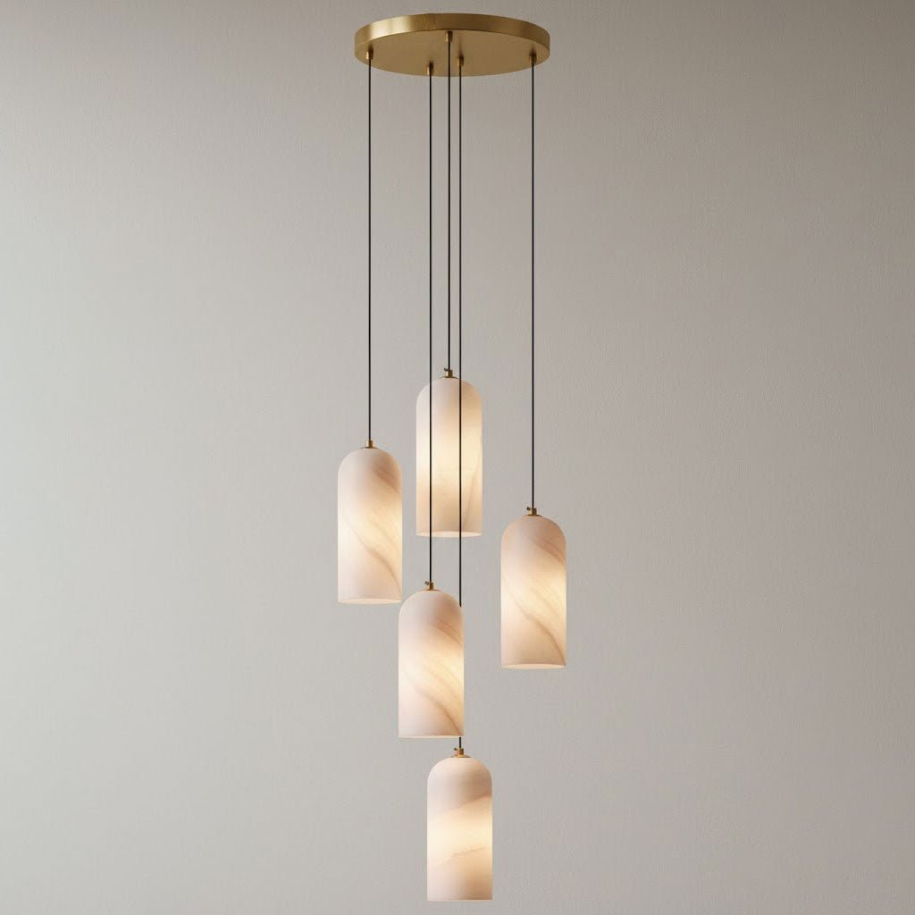 Modern Alabaster Pendant Light — Pendant Light | Maison Monashee — view 25