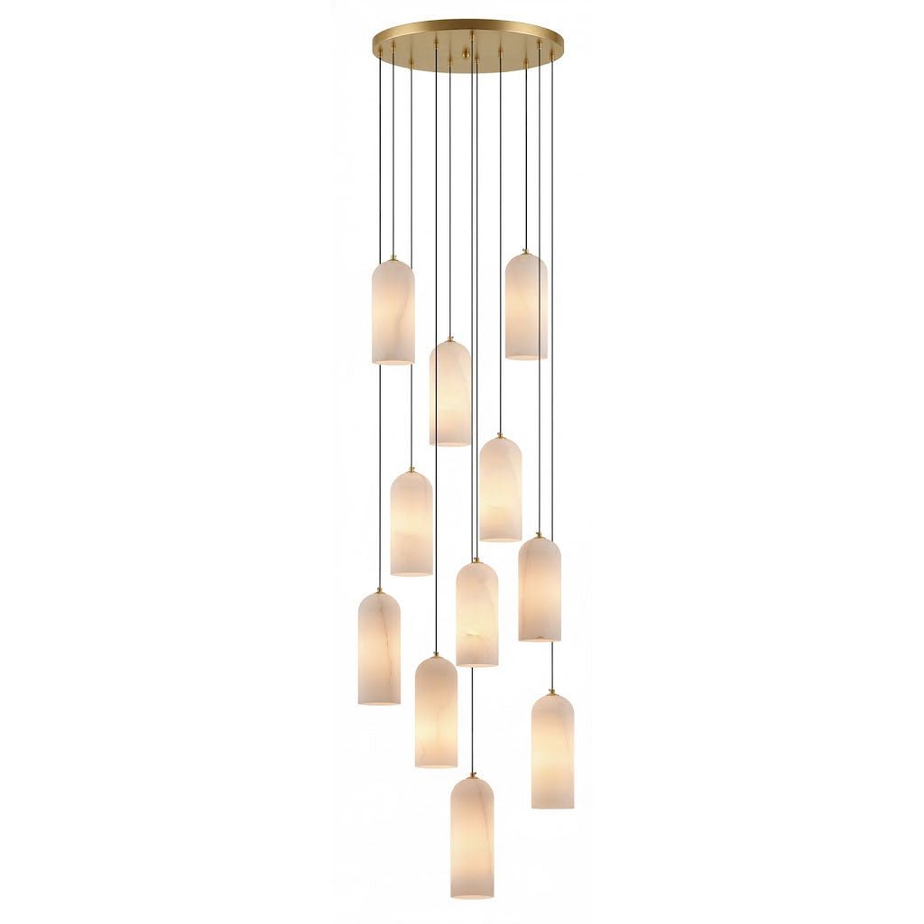 Modern Alabaster Pendant Light — Pendant Light | Maison Monashee — view 24
