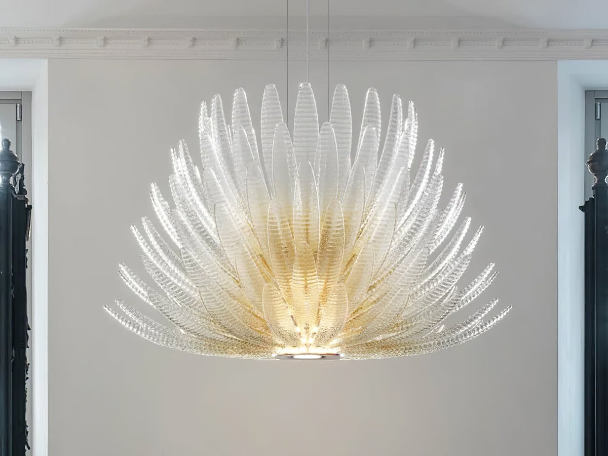 Glass Petal Chandelier — Chandelier | Maison Monashee — view 3