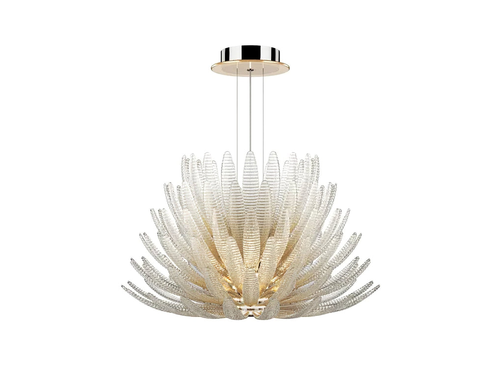 Glass Petal Chandelier — Chandelier | Maison Monashee — view 23