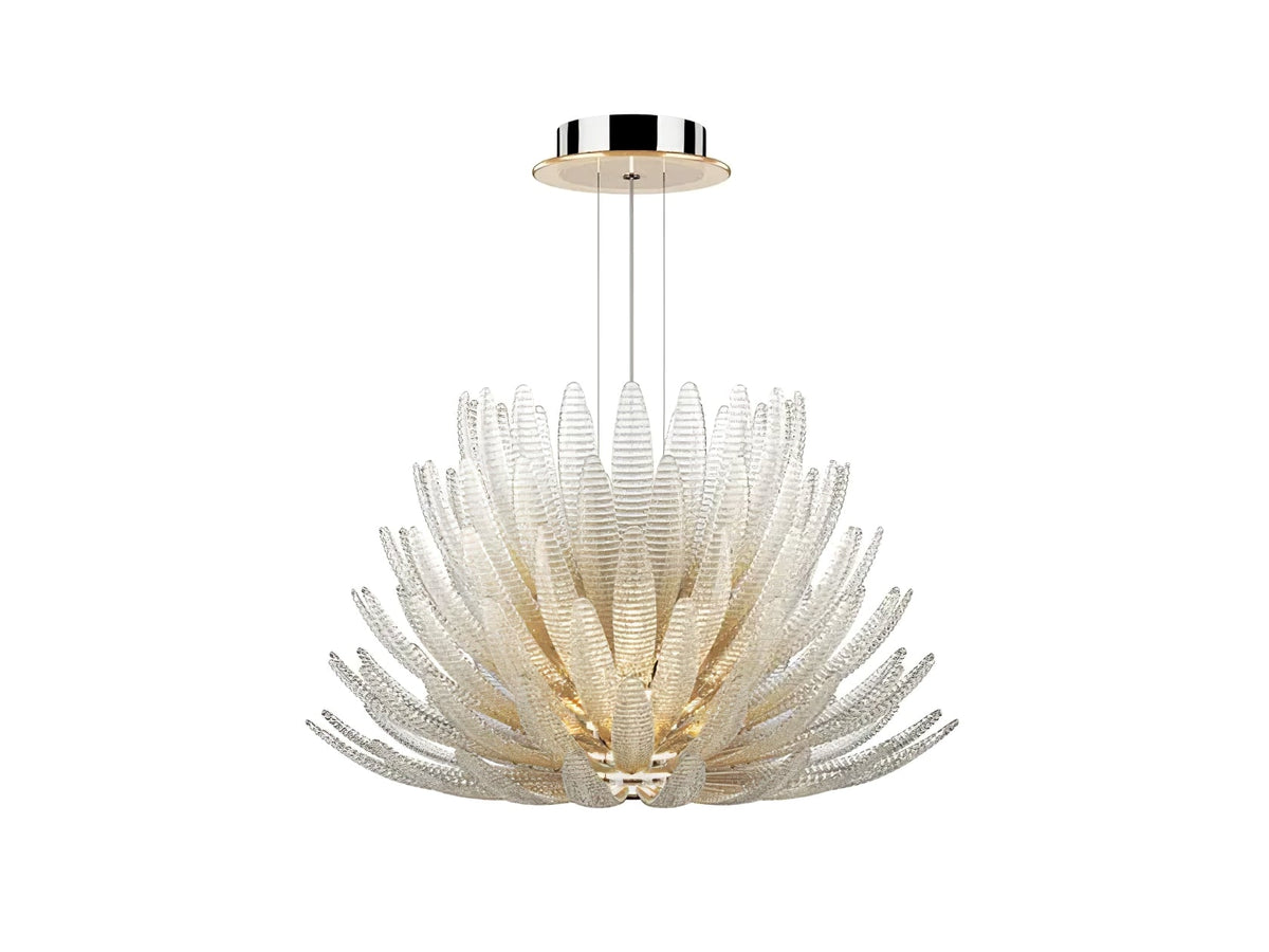 Glass Petal Chandelier — Chandelier | Maison Monashee — view 23
