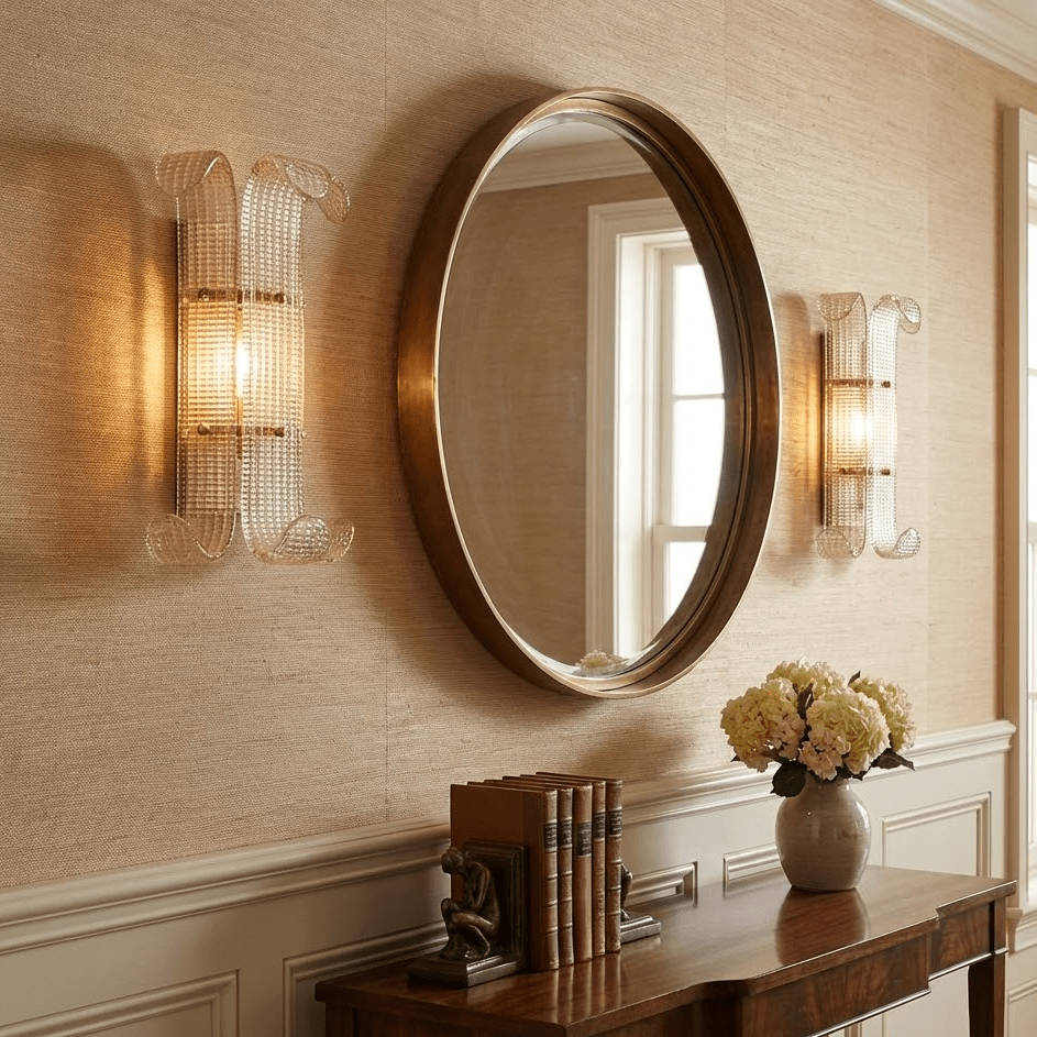 Cast Glass Wall Sconce — Wall Sconce | Maison Monashee — view 2