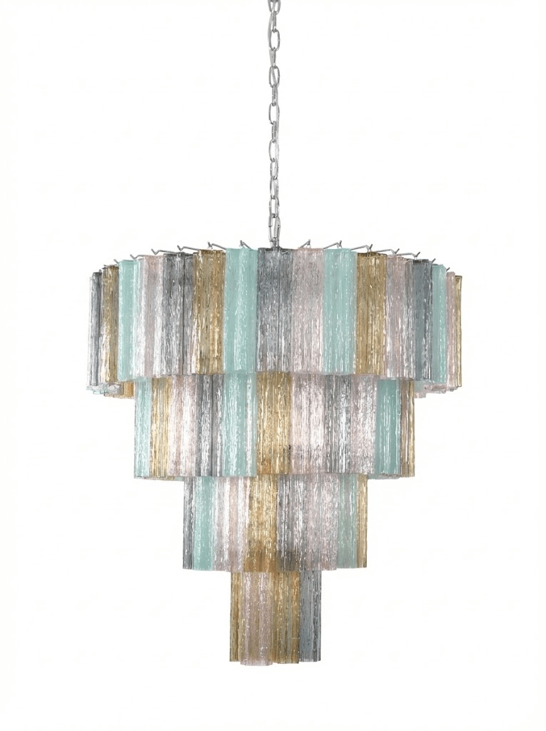 Vintage Silver Chandelier — Chandelier | Maison Monashee — view 16