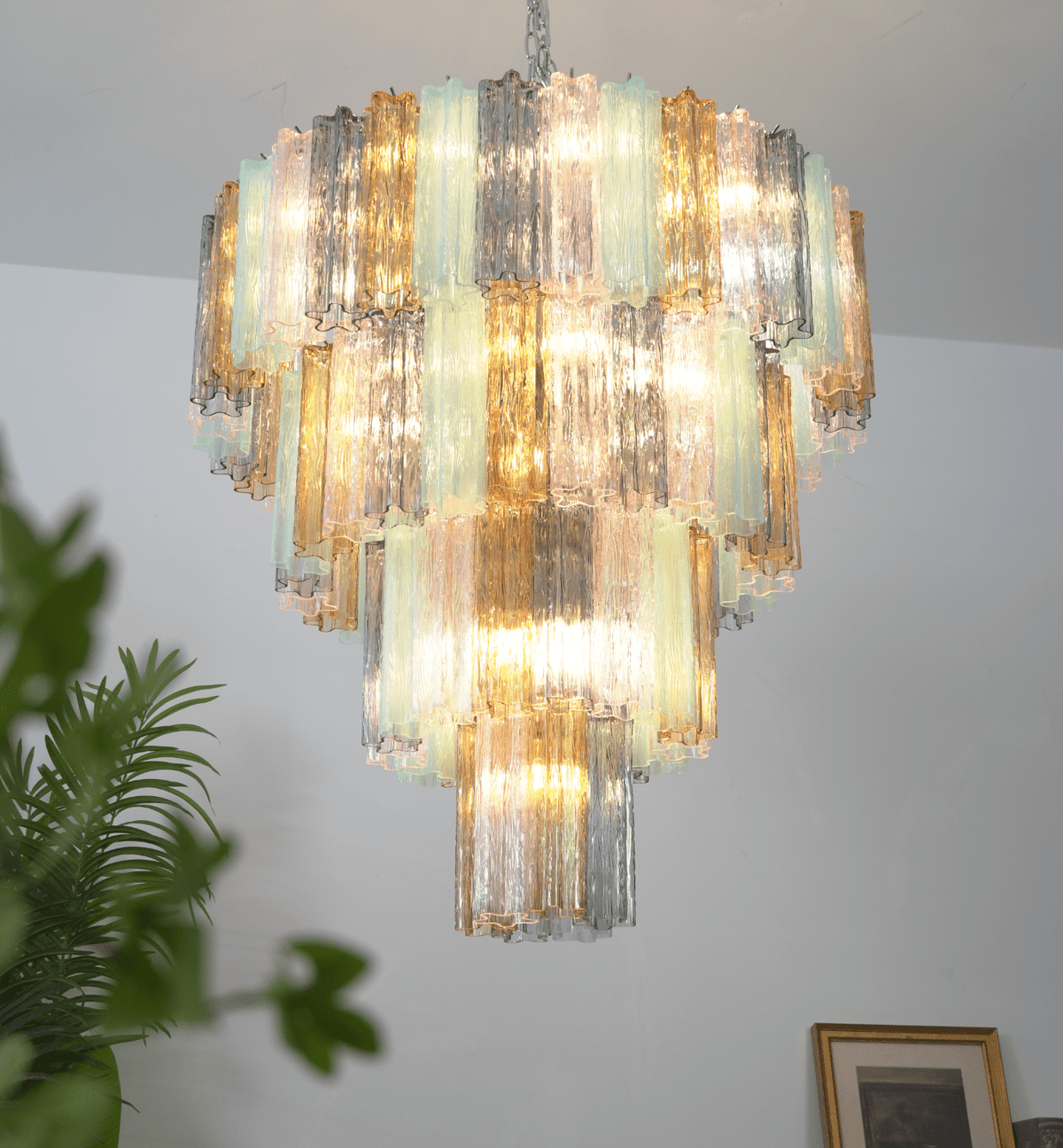 Vintage Silver Chandelier — Chandelier | Maison Monashee — view 7