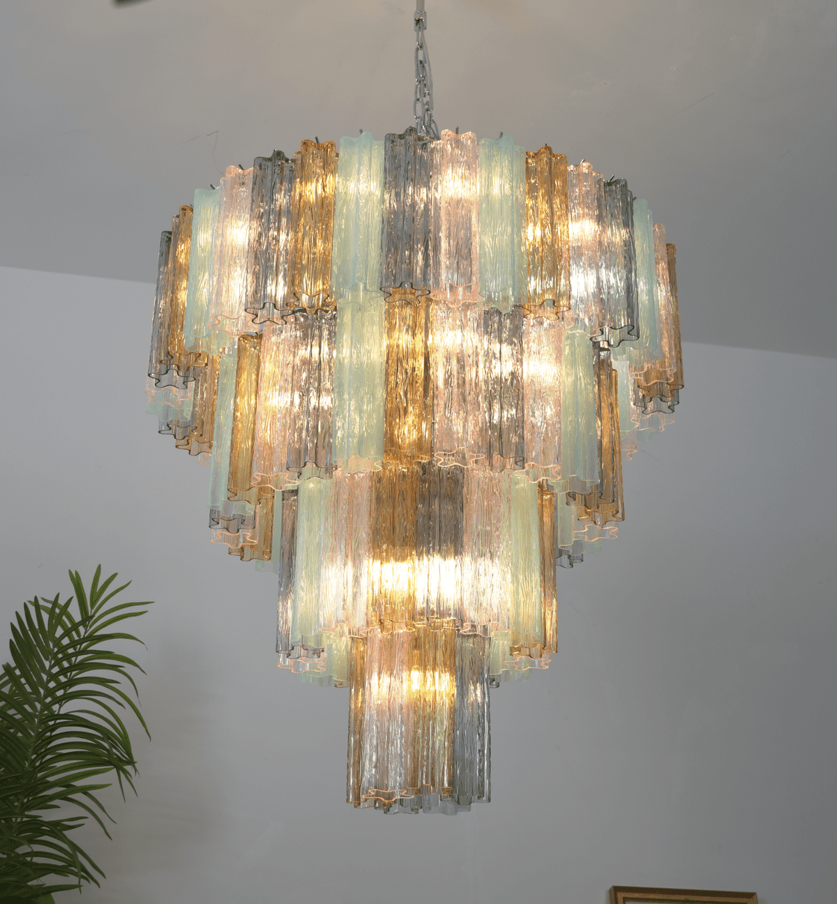 Vintage Silver Chandelier — Chandelier | Maison Monashee — view 8