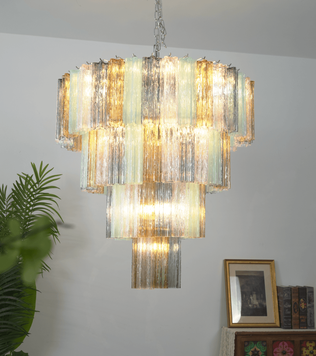 Vintage Silver Chandelier — Chandelier | Maison Monashee — view 9