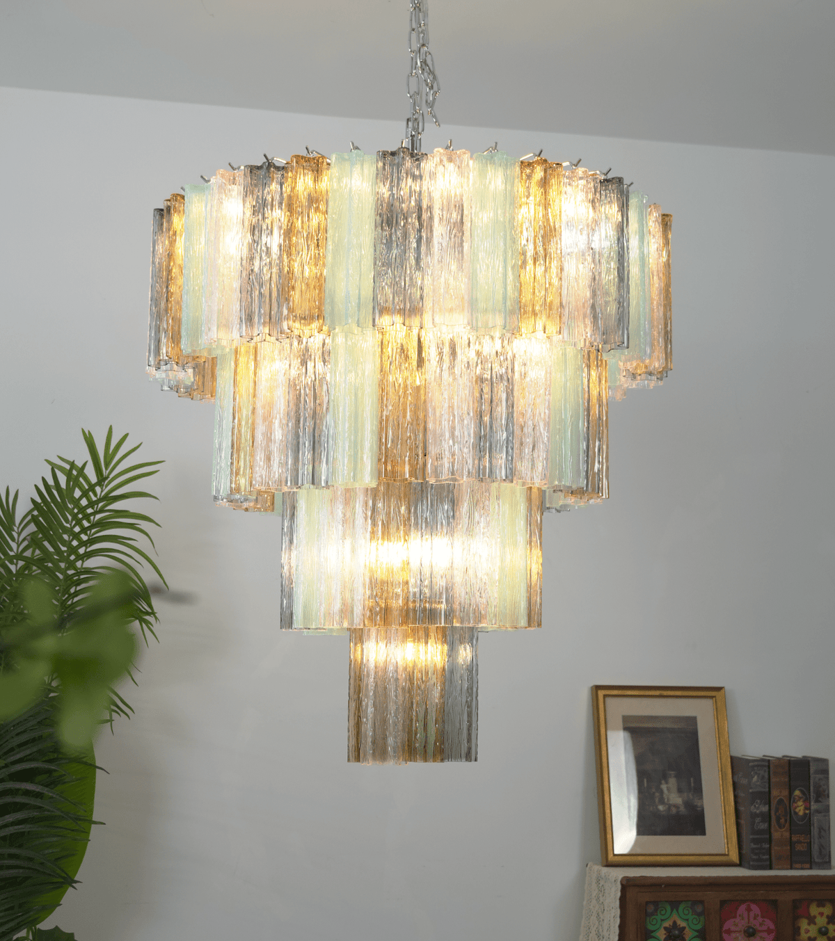 Vintage Silver Chandelier — Chandelier | Maison Monashee — view 9