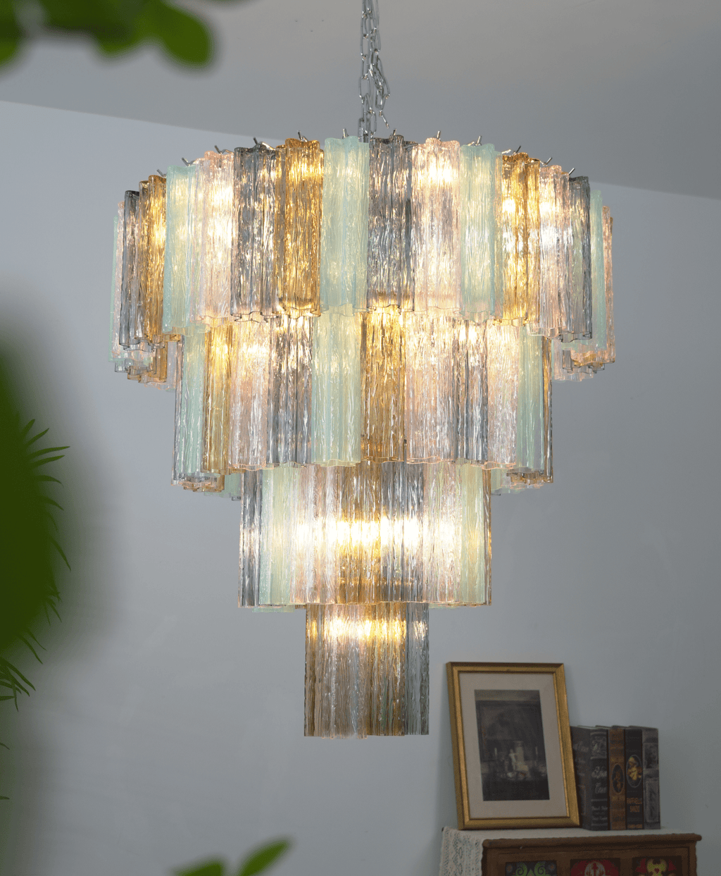 Vintage Silver Chandelier — Chandelier | Maison Monashee — view 10