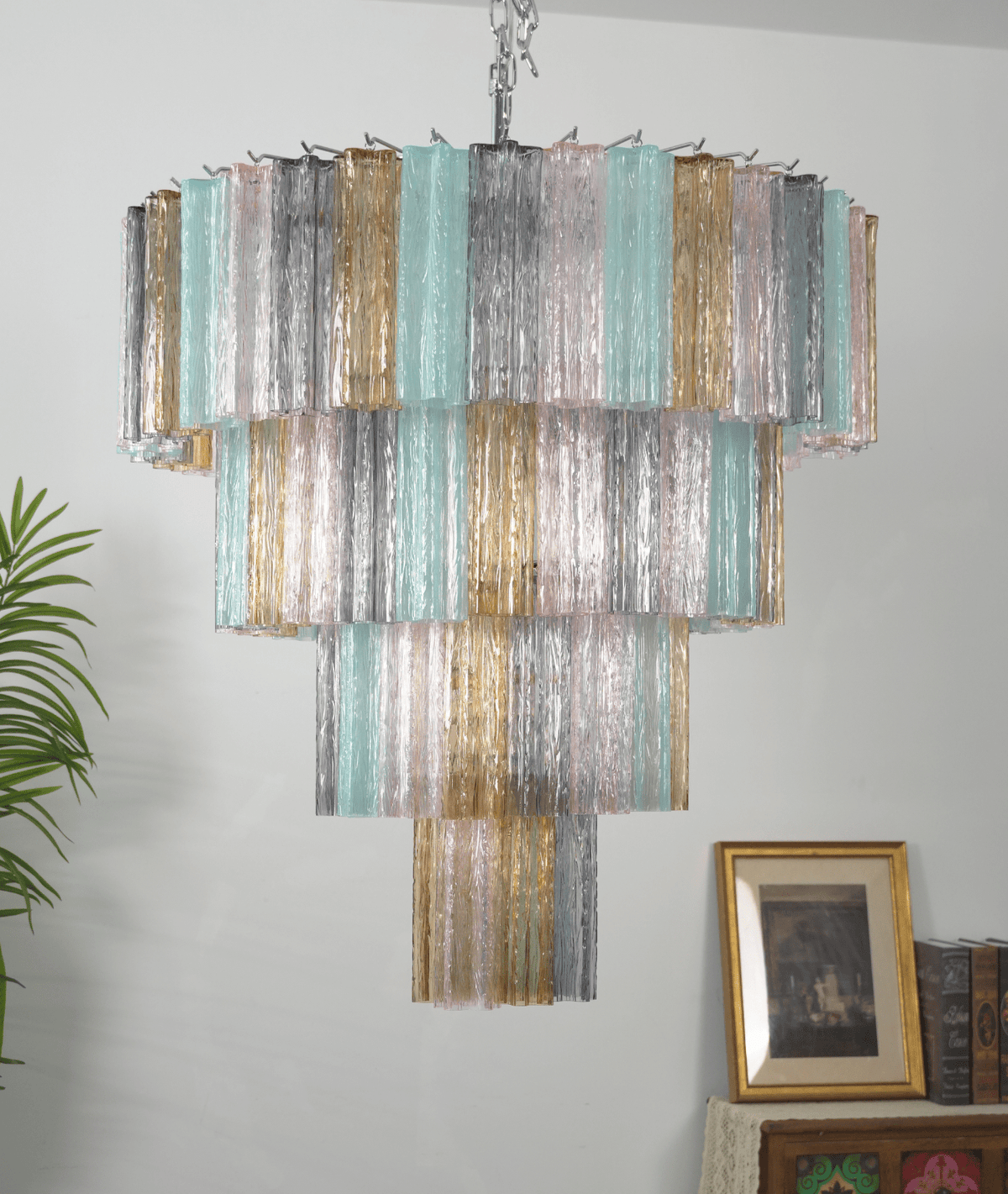Vintage Silver Chandelier — Chandelier | Maison Monashee — view 13