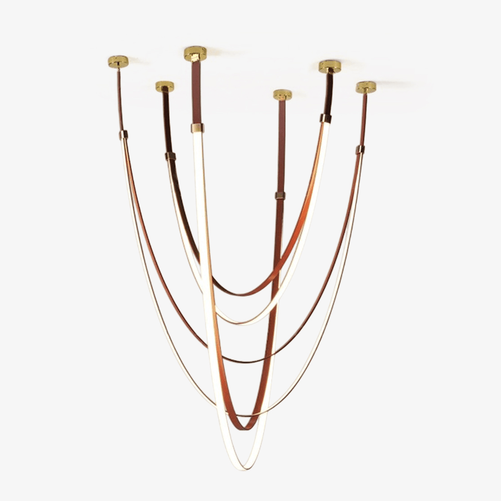 Brown and Gold Chandelier — Chandelier | Maison Monashee