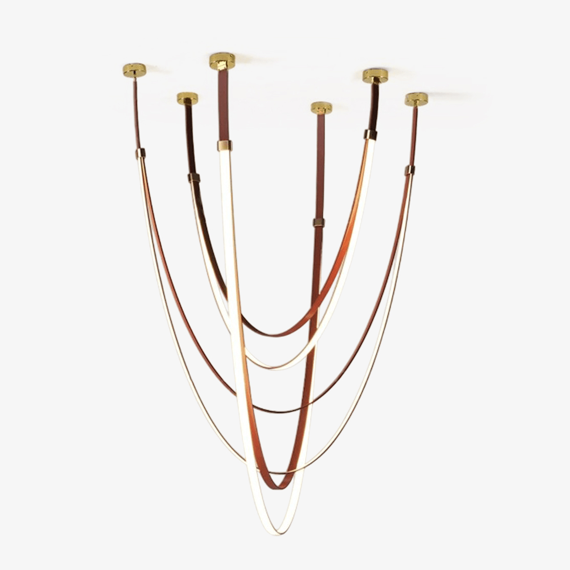 Brown and Gold Chandelier — Chandelier | Maison Monashee
