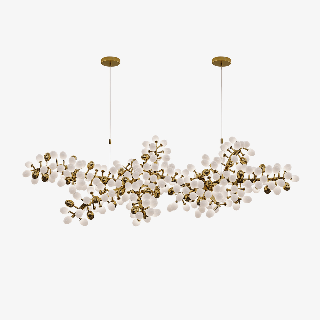Gold Murano Glass Chandelier — Chandelier | Maison Monashee