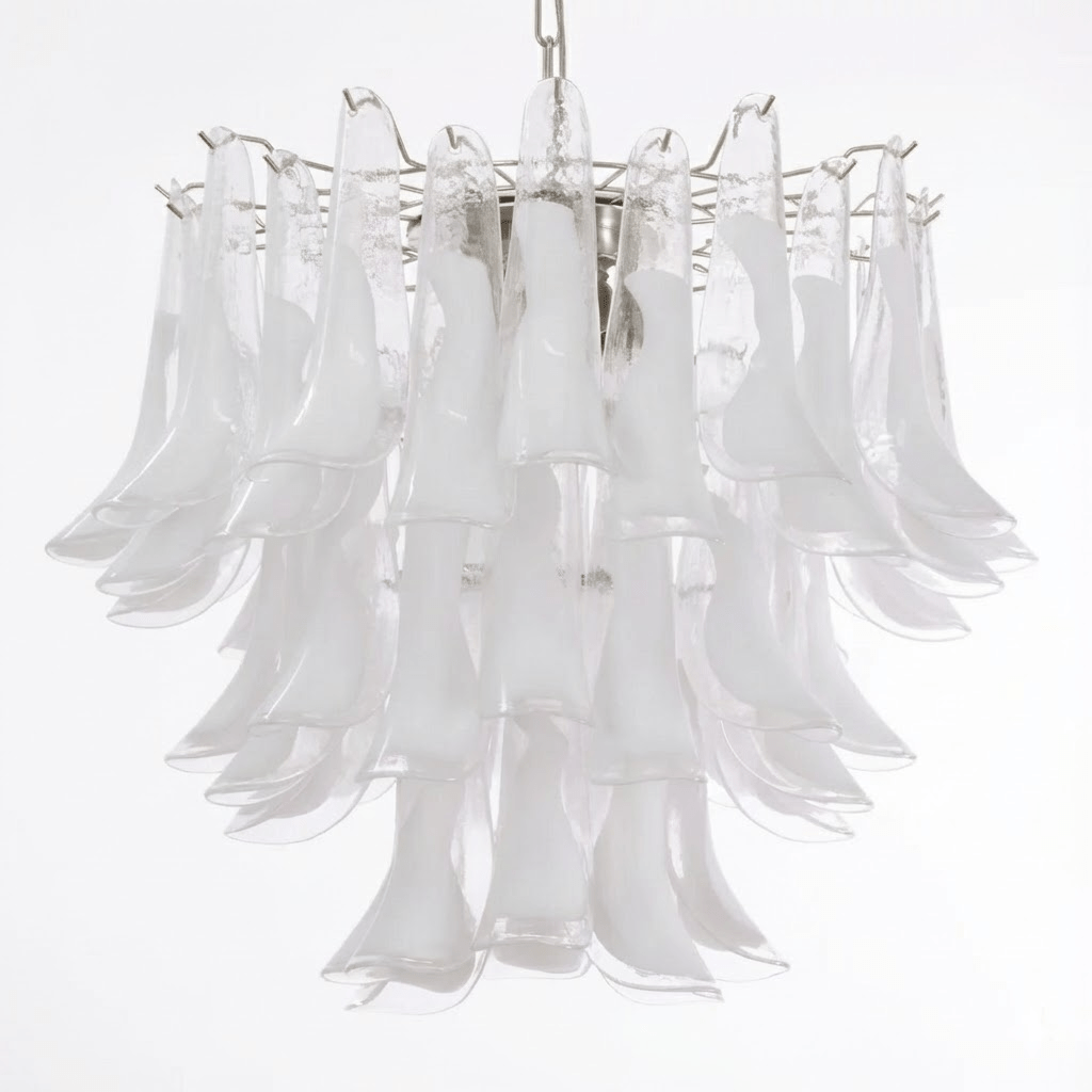 Murano Glass Tiered Chandelier — Chandelier | Maison Monashee — view 65