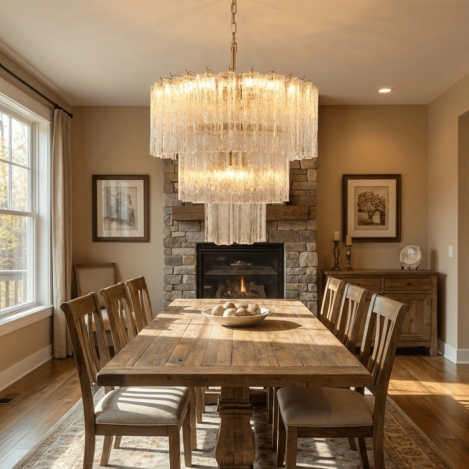 Brushed Gold Chandelier Modern — Chandelier | Maison Monashee — view 8