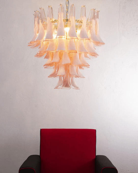 Pink and Gold Chandelier — Chandelier | Maison Monashee — view 11