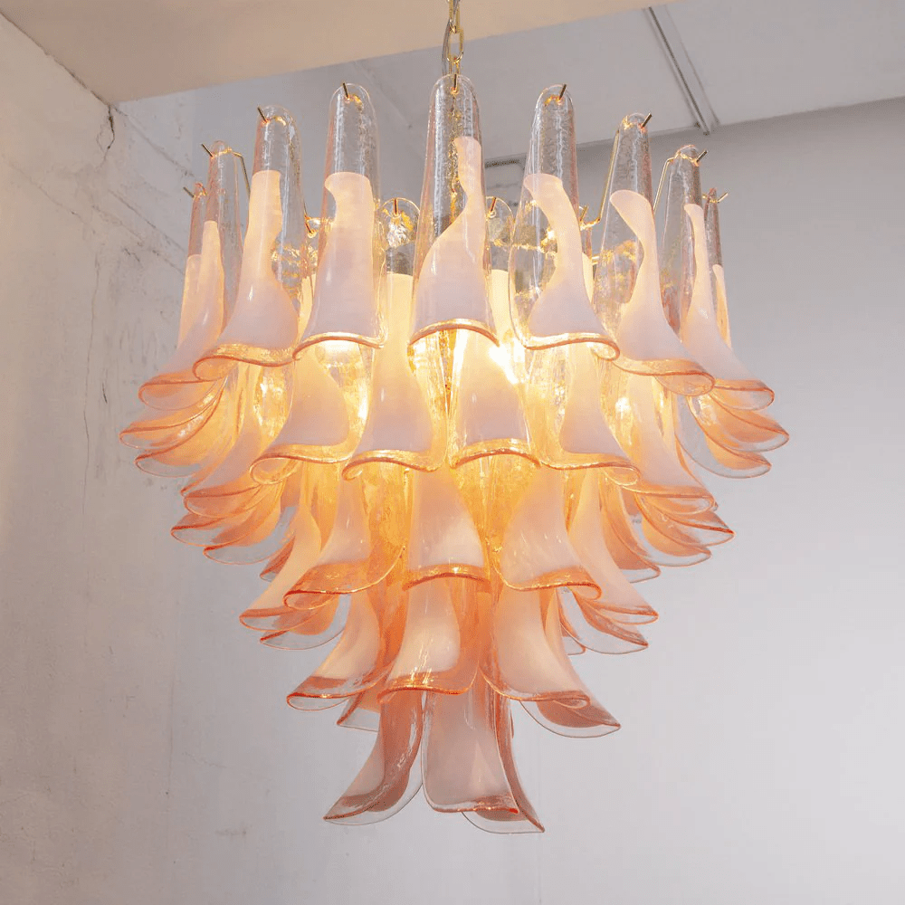 Pink and Gold Chandelier — Chandelier | Maison Monashee — view 15