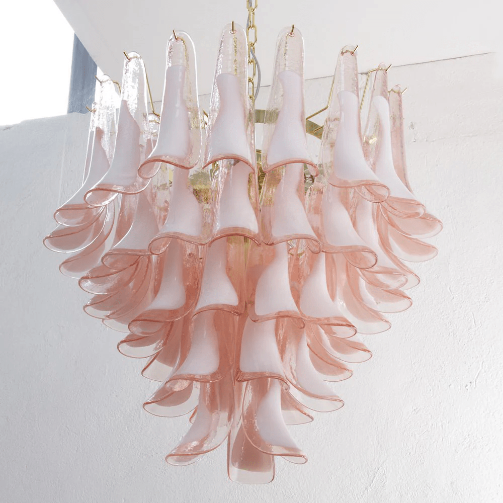 Pink and Gold Chandelier — Chandelier | Maison Monashee — view 16